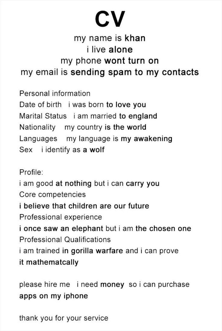 Can I Write a CV On My Phone