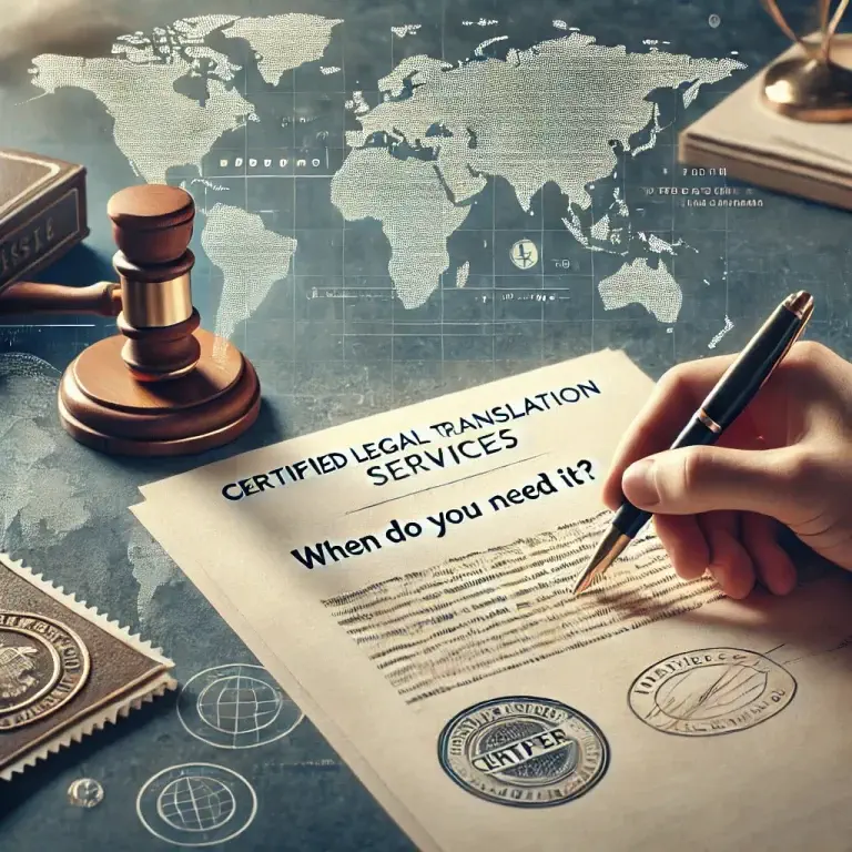 Certified Legal Translation