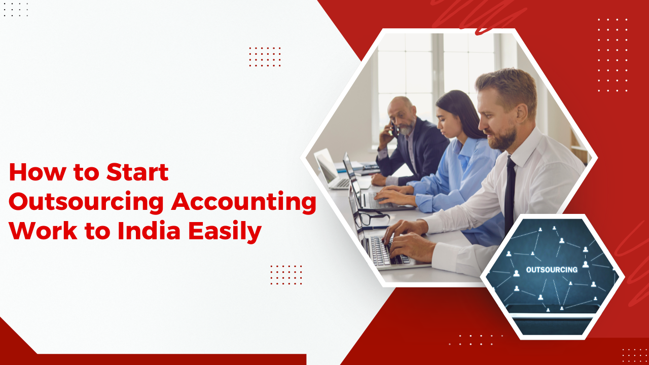 Outsourcing Accounting Work to India Process Illustration