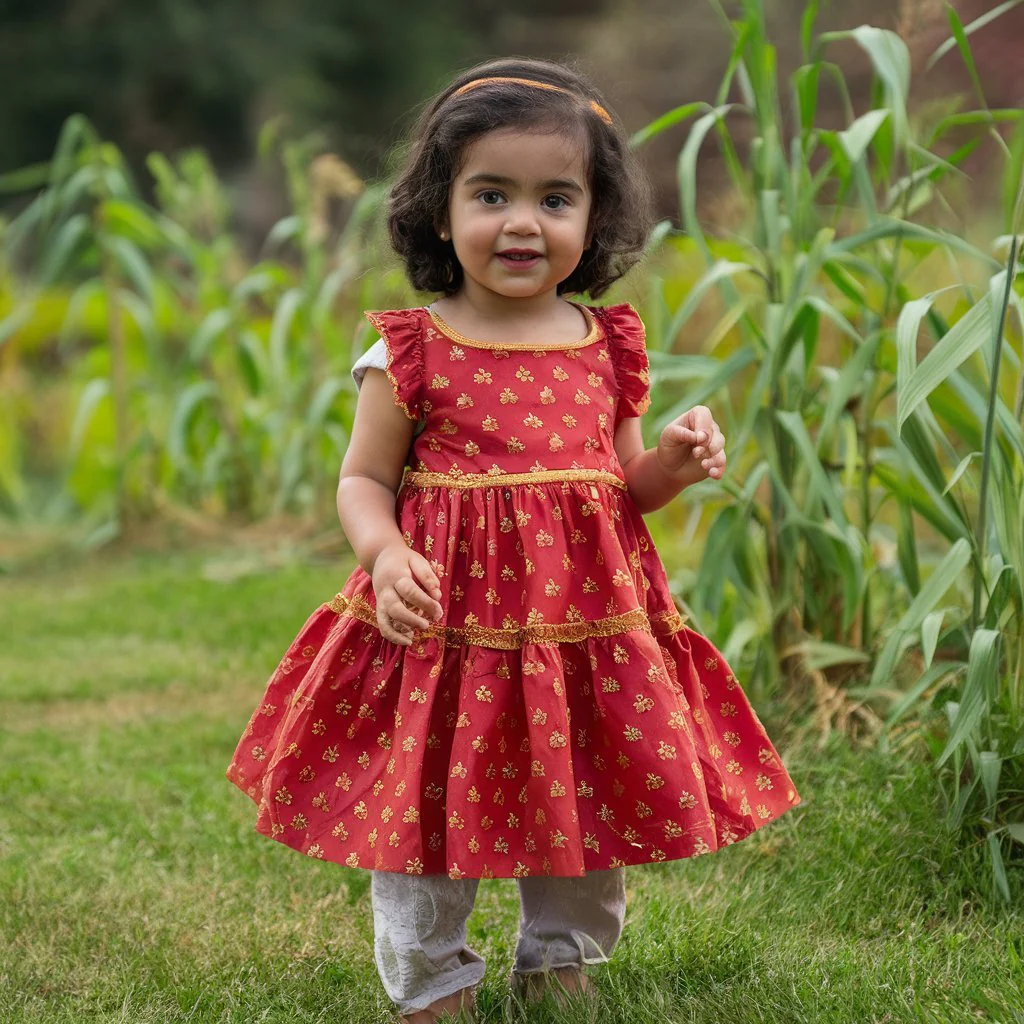 Shop Traditional Baby Girl Pakistani Frocks with Modern Flair