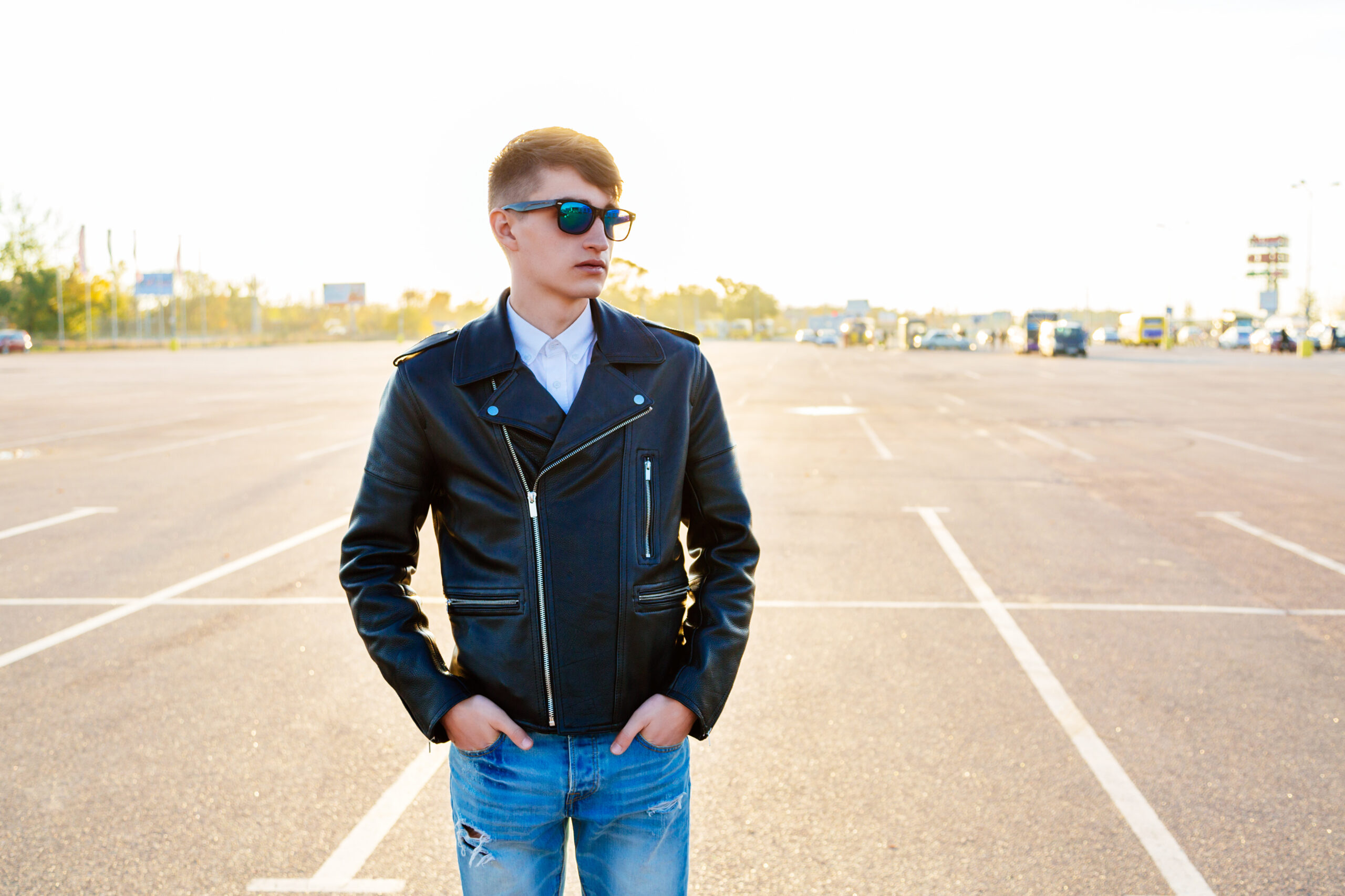 top gun biker jacket