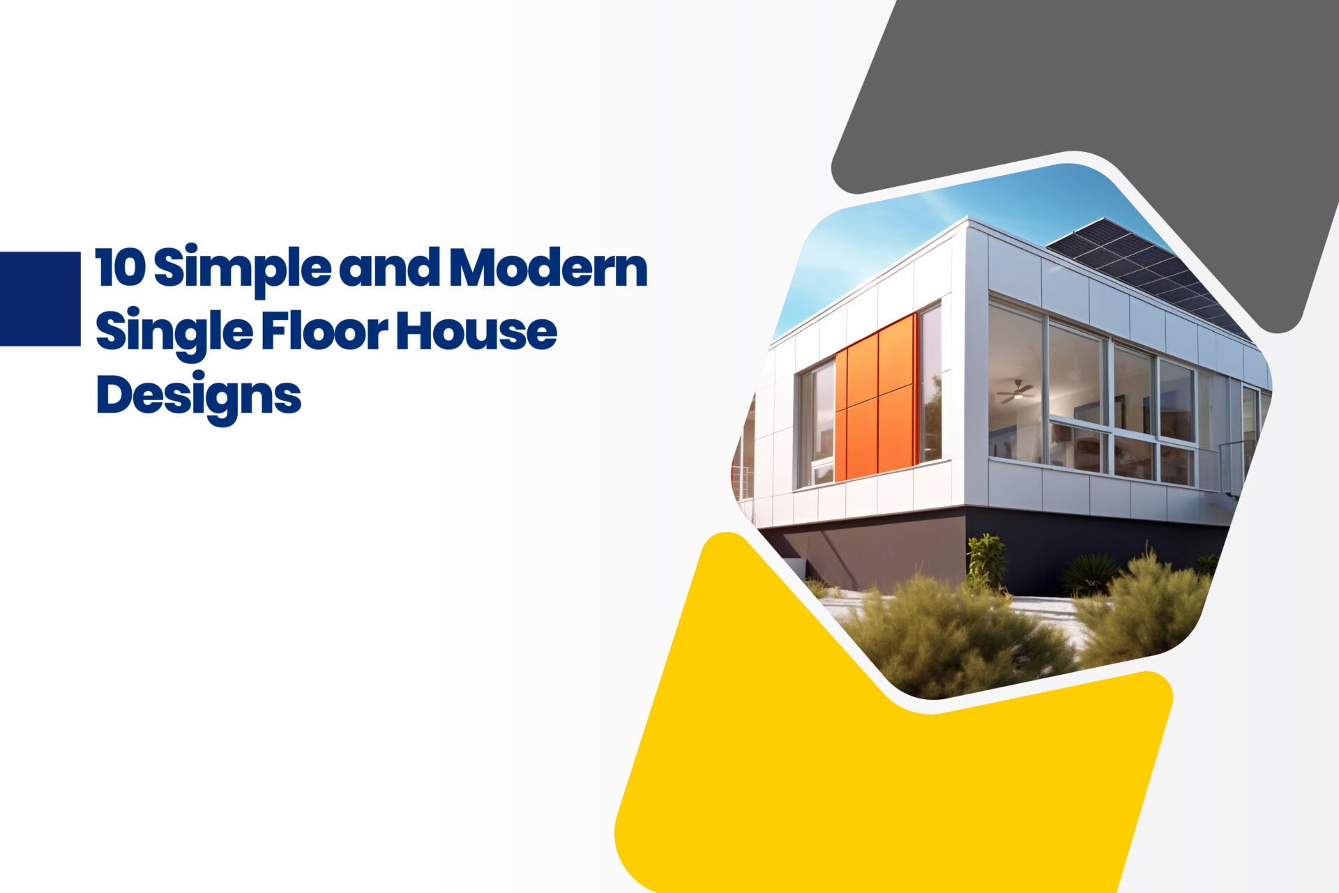 single floor house design