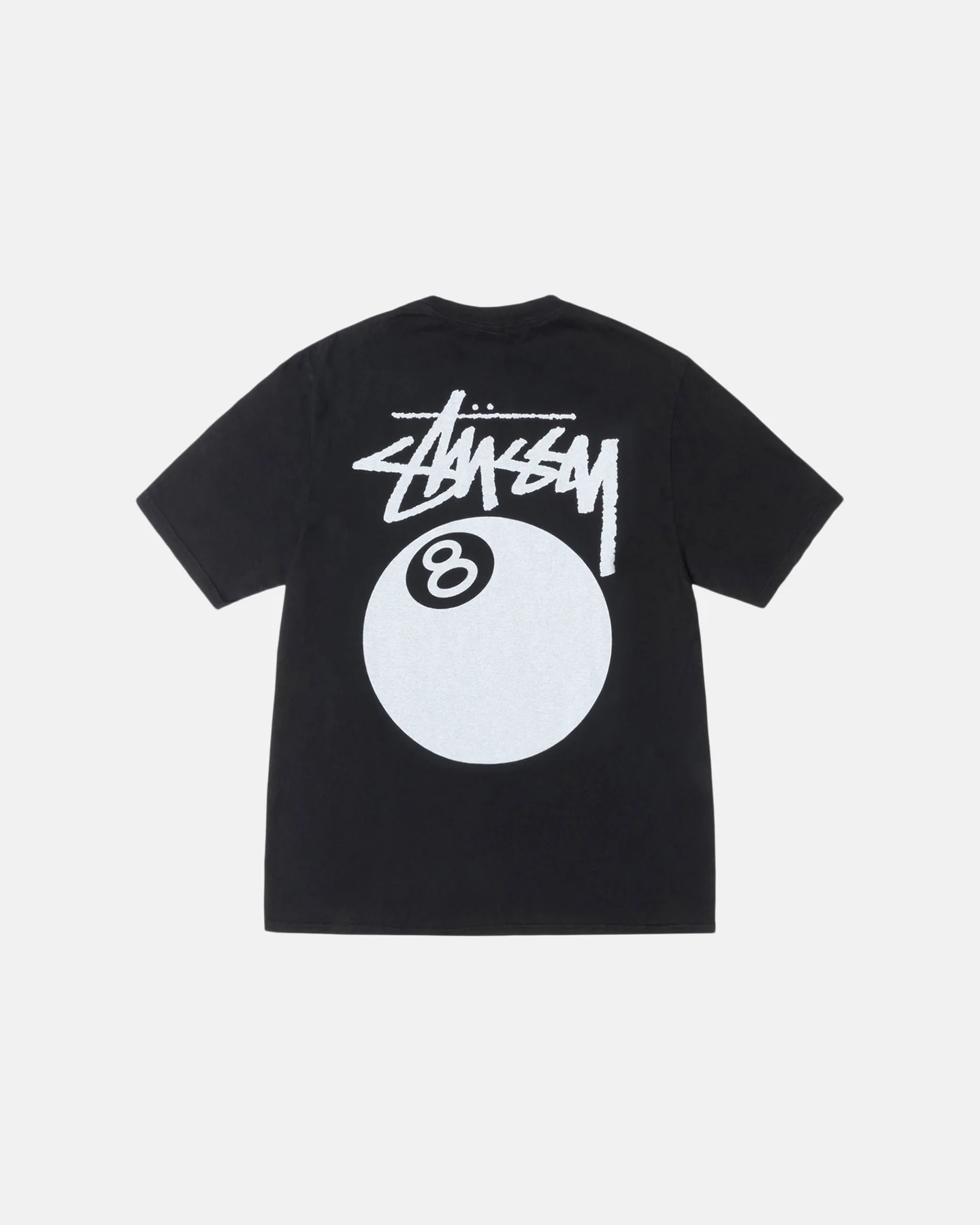 8 BALL TEE PIGMENT DYED BLACK