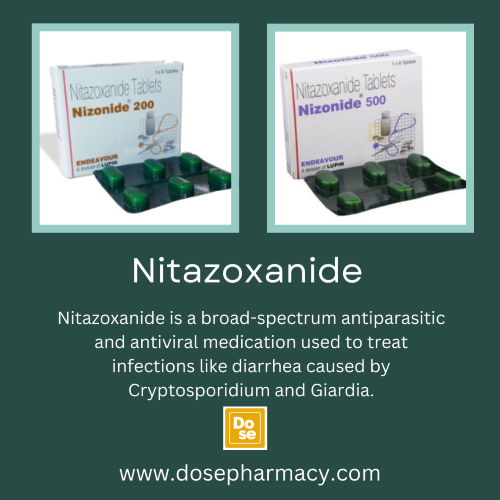 Nitazoxanide Dosage Guide for Treating Parasitic Infections
