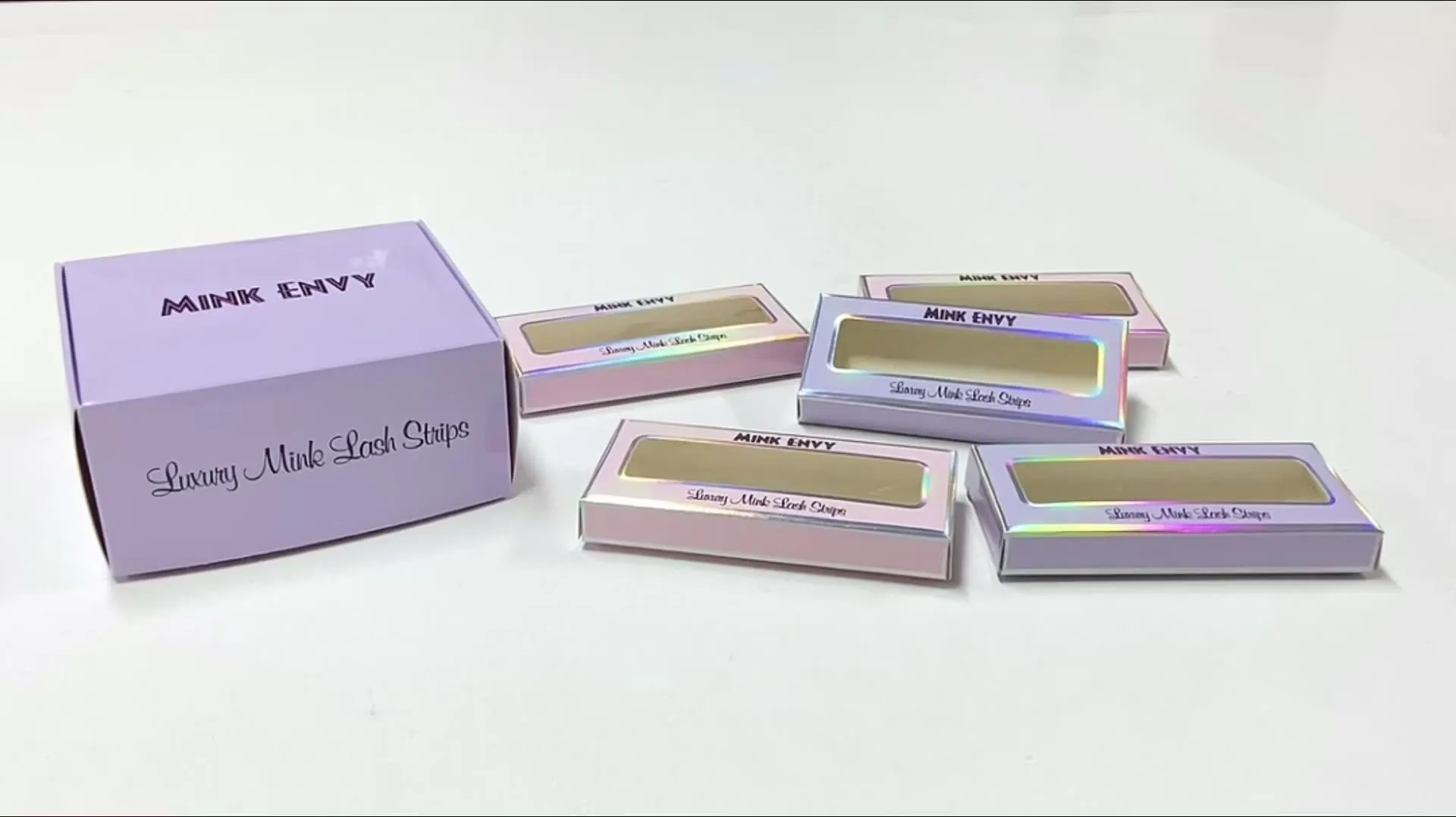 Custom Eyelash Packaging Boxes