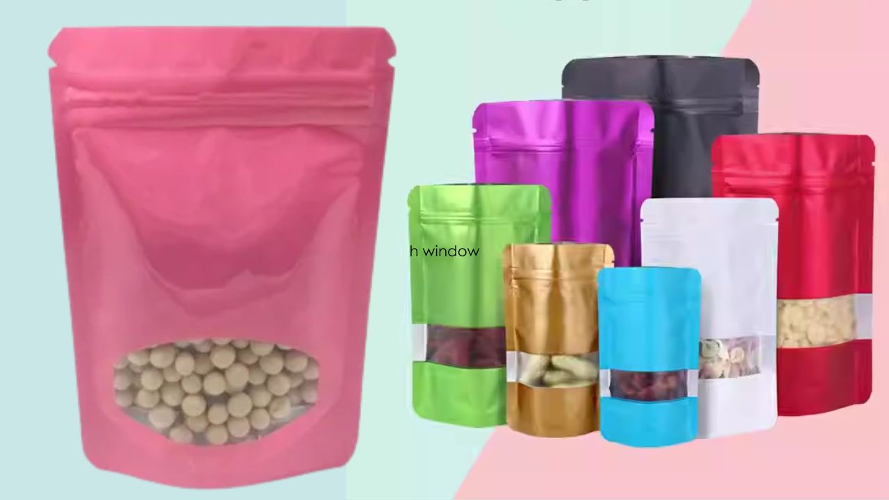 custom mylar bags with window
