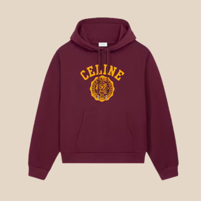 Blason Celine Hoodie In Cotton Fleece